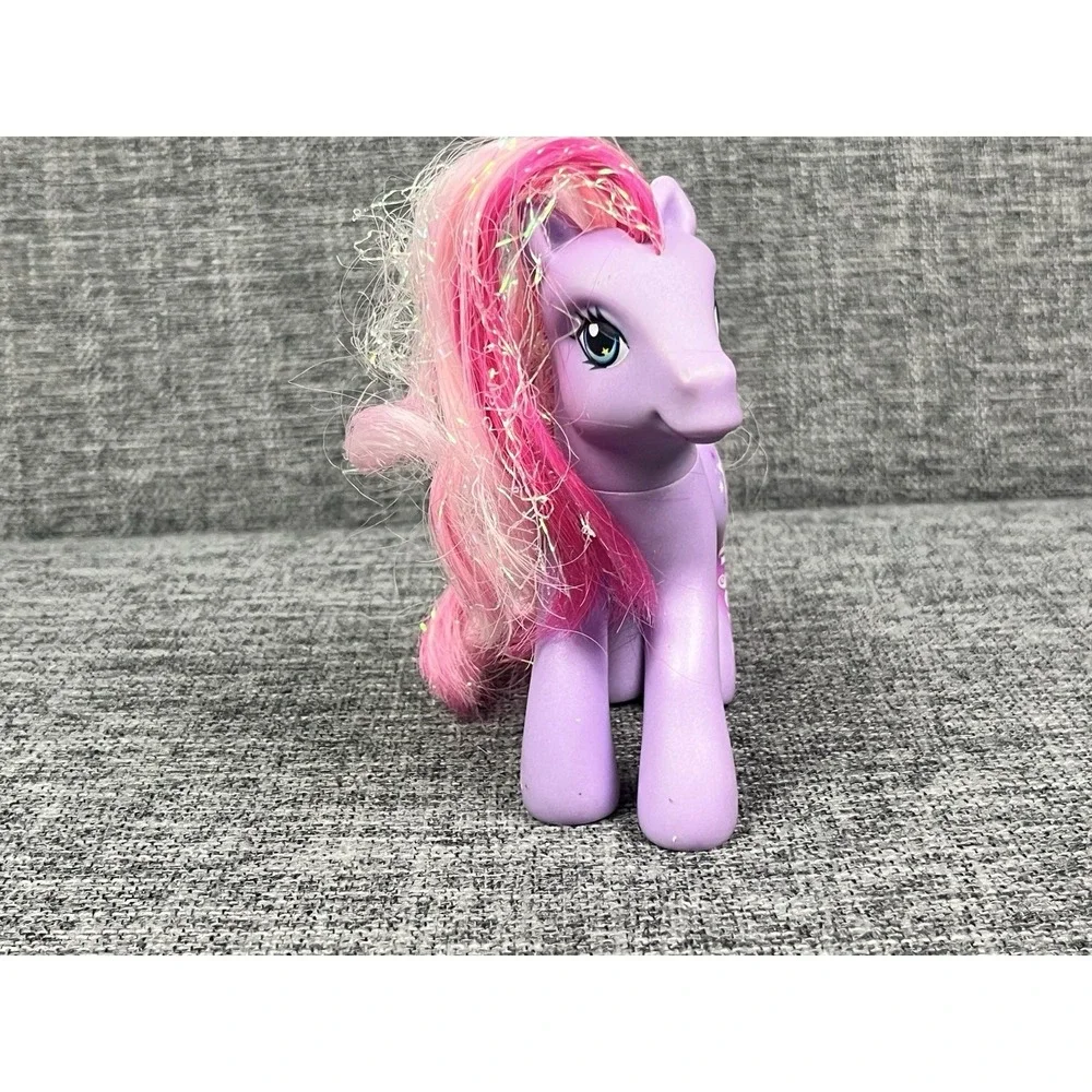 2007 Hasbro My Little Pony MLP G3 StarSong Purple Tinsel Glitter Wing 4.5 